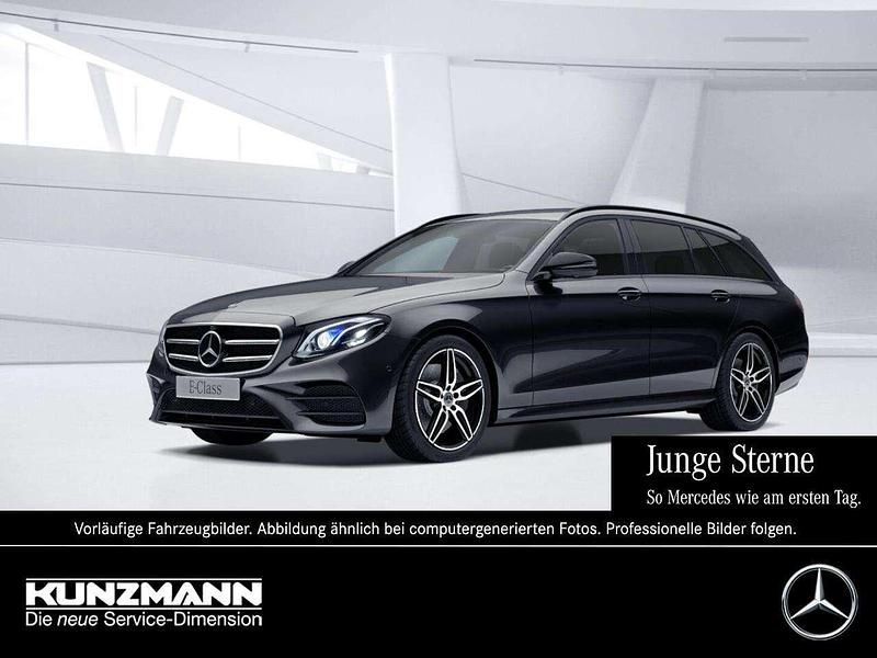 Obsidianschwarz metallic Gebraucht 2020 Mercedes E400 AMG Kombi | 44.740 € (Fairer Preis) - Bild 1/4