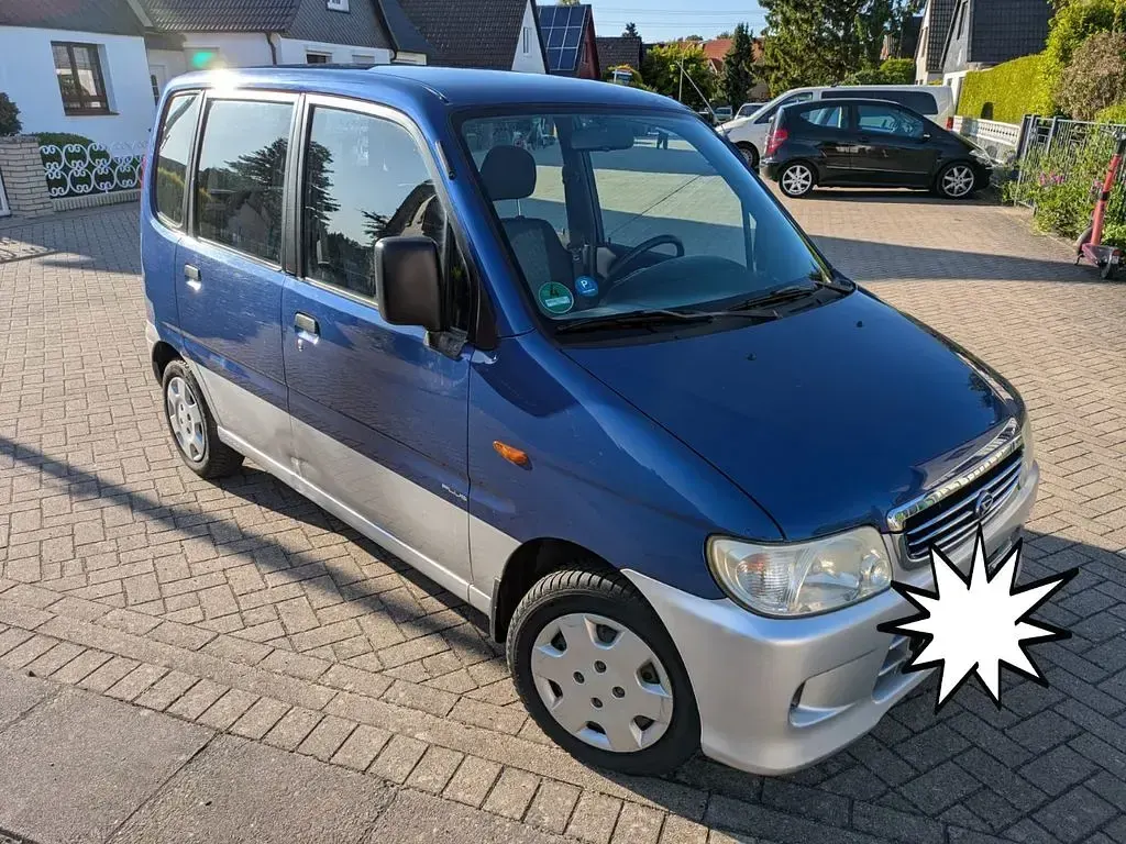 Gebraucht Daihatsu Move Plus 56 PS (41 kW) 2003 Blau Van / Kleinbus