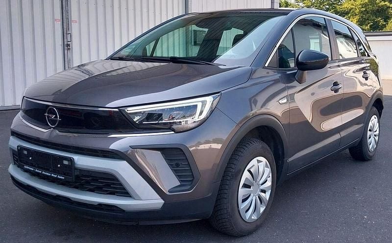 Mondstein grau/e:vulkan grau Gebraucht 2022 Opel Crossland Elegance SUV | 14.990 € (Superpreis) - Bild 1/4