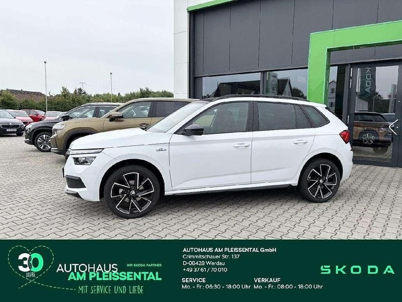 Moonweiss metallic Gebraucht 2023 Skoda Kamiq Monte Carlo SUV | 22.870 € (Fairer Preis) - Bild 1/4