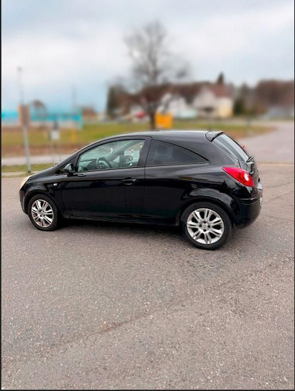 Gebraucht Opel Corsa Edition 80 PS (58 kW) 2008 Schwarz Kleinwagen