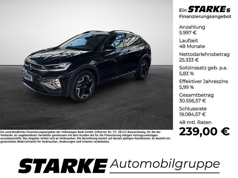 Weiß (pure white) Gebraucht 2024 VW Taigo R-line SUV | 30.590 € (Fairer Preis) - Bild 1/4