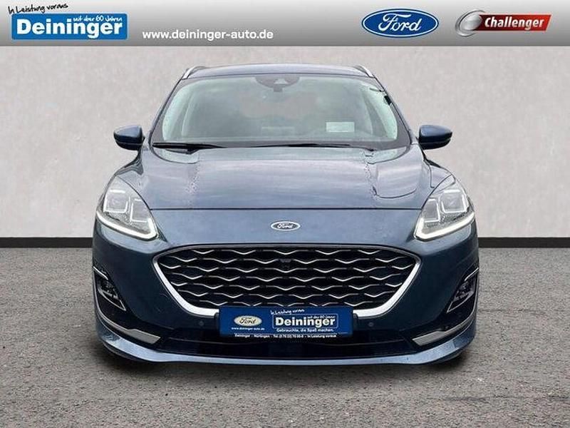 Chromablau Gebraucht 2021 Ford Kuga Vignale SUV | 26.480 € (Fairer Preis) - Bild 1/4