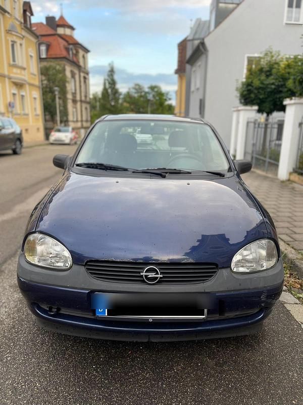 Blau Gebraucht 1998 Opel Corsa Eco Kleinwagen | 250 € - Bild 1/3