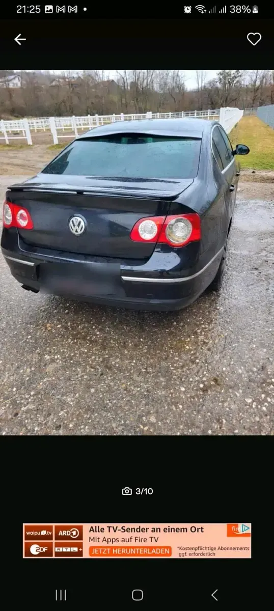 Gebraucht VW Passat 150 PS (110 kW) 2005 Schwarz Limousine