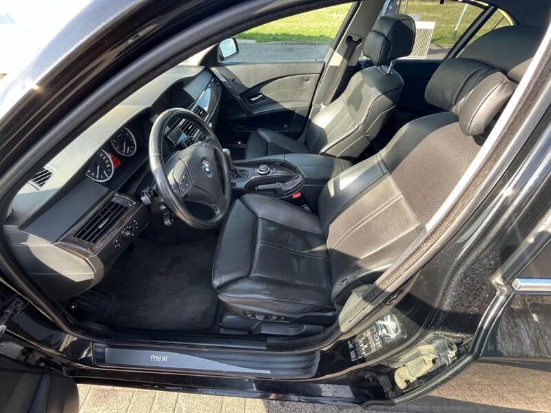 Schwarz Gebraucht 2007 BMW 525 Sport Line Limousine | 3.900 € (Guter Preis) - Bild 1/4