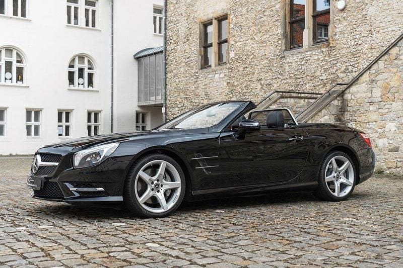 Schwarz Gebraucht 2014 Mercedes SL400 Sport Cabrio | 38.500 € (Etwas zu teuer) - Bild 1/4