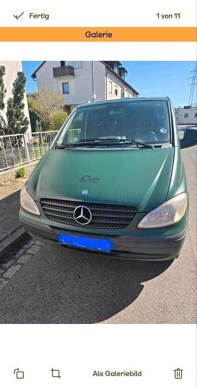 Grün Gebraucht 2006 Mercedes Vito Van / Kleinbus | 6.450 € - Bild 1/4