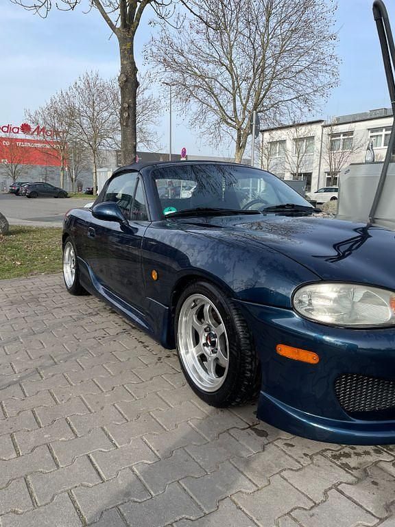 Gebraucht Mazda MX5 110 PS (80 kW) 1998 Blau Cabrio