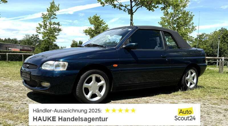 Petrol blue met. Gebraucht 1995 Ford Escort Cabriolet Cabrio | 3.950 € - Bild 1/4