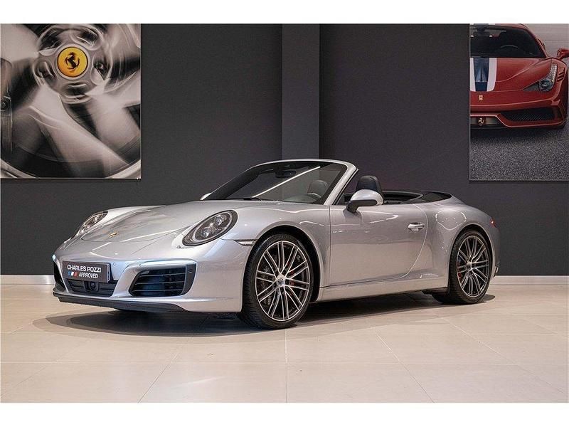 Silber Gebraucht 2017 Porsche 911 Carrera Cabriolet Cabrio | 107.500 € - Bild 1/4