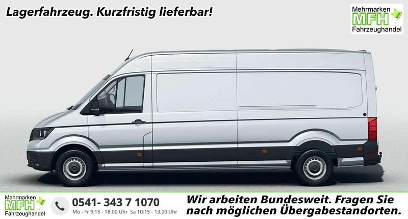 Neu VW Crafter 140 PS (102 kW) 2025 Oyster silver metallic Van