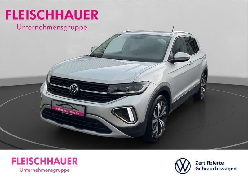 Silber Gebraucht 2024 VW T-Cross Style SUV | 22.990 € (Guter Preis) - Bild 1/4