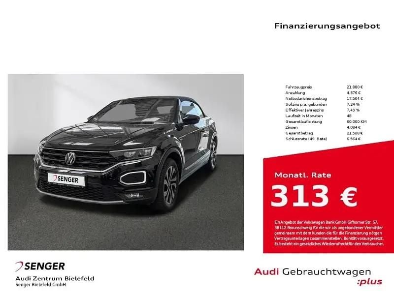Schwarz Gebraucht 2021 VW T-Roc SUV | 21.880 € (Superpreis) - Bild 1/1