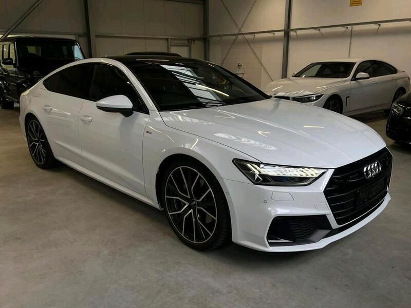 Weiß Gebraucht 2018 Audi A7 Kleinwagen | 47.700 € (Teuer) - Bild 1/4