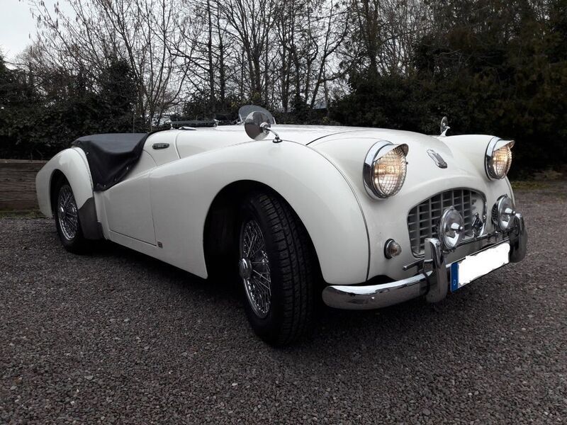 Weiß Gebraucht 1957 Triumph TR3 Cabrio | 35.000 € - Bild 1/4