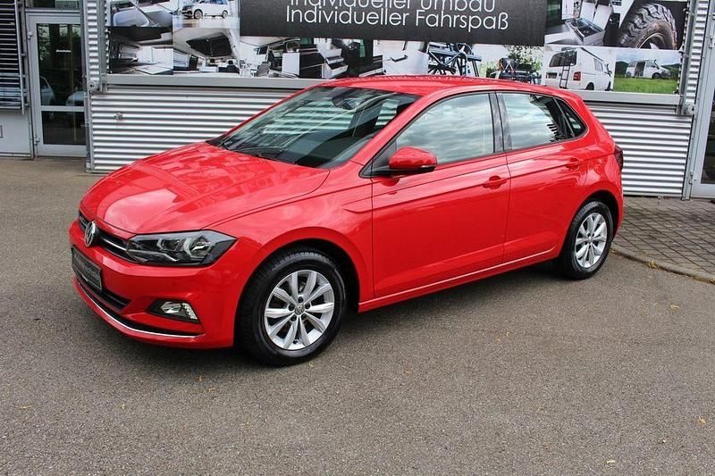 Rot Gebraucht 2019 VW Polo Highline Kleinwagen | 11.680 € (Guter Preis) - Bild 1/4