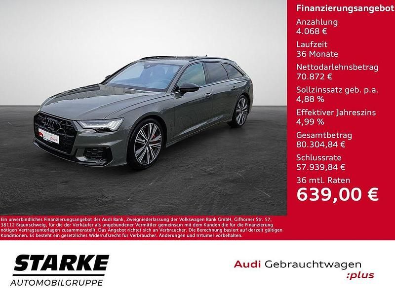 Chronosgrau metallic Gebraucht 2024 Audi S6 Ambiente Kombi | 74.940 € (Teuer) - Bild 1/4