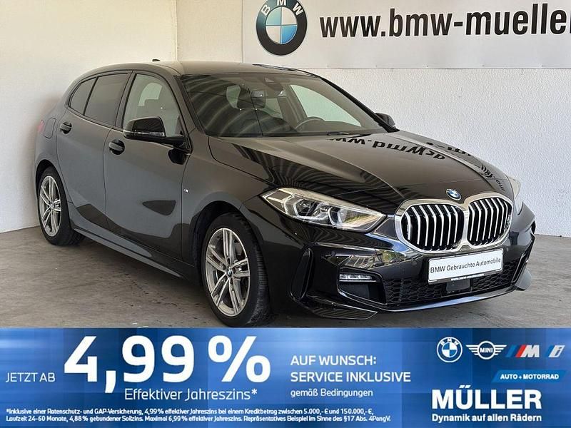 Schwarz Gebraucht 2022 BMW 118 M Sport Kleinwagen | 26.340 € (Etwas zu teuer) - Bild 1/4