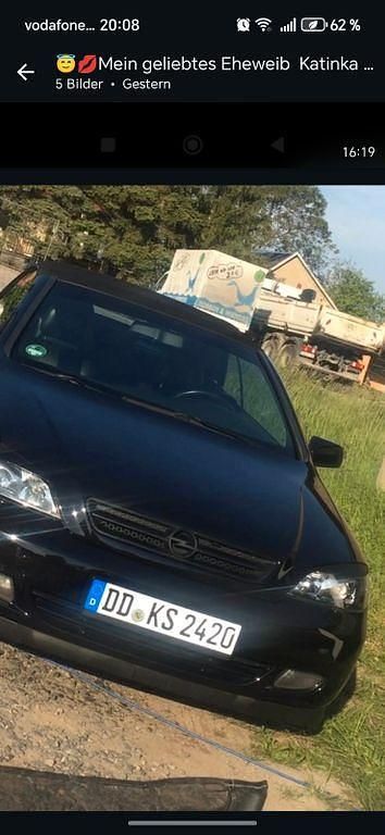 Gebraucht Opel Astra Cabriolet 147 PS (108 kW) 2002 Schwarz Cabrio