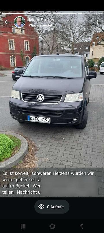 Schwarz Gebraucht 2006 VW T5 Van | 12.000 € - Bild 1/1