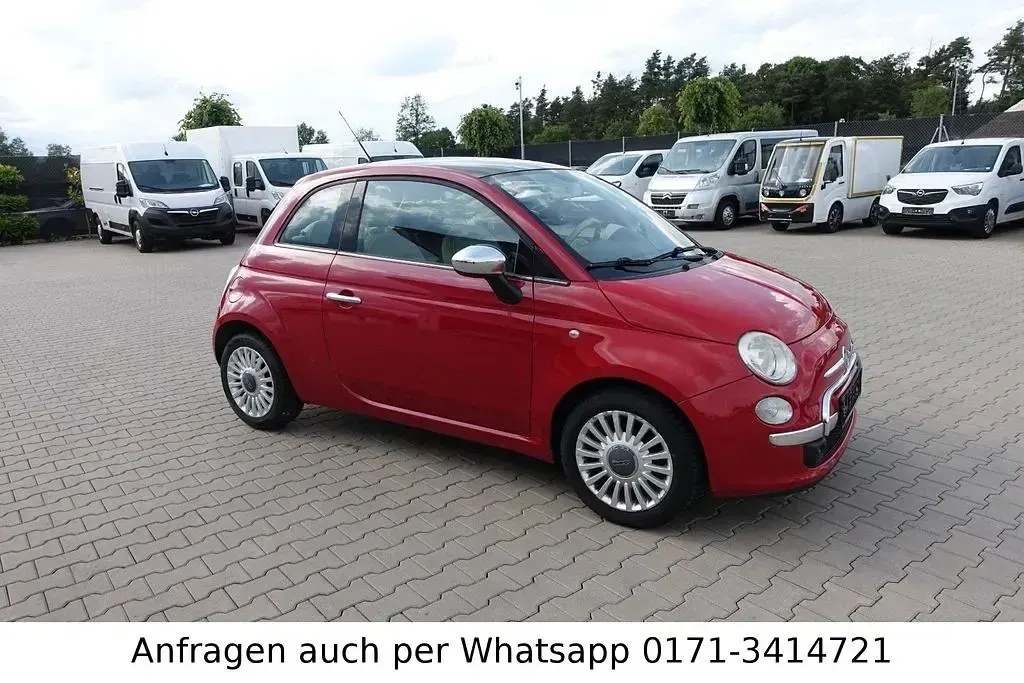 Gebraucht Fiat 500 Lounge 69 PS (50 kW) 2008 Garanzarot Kleinwagen