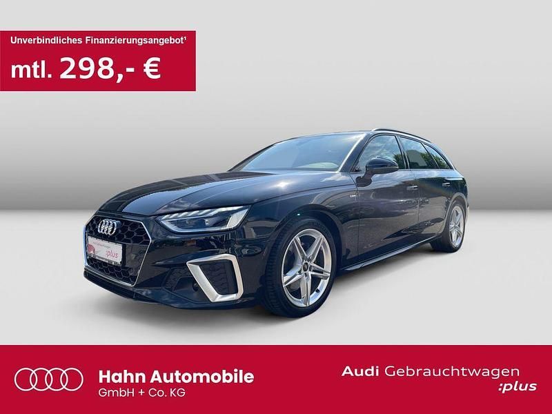 Mythosschwarz metallic Gebraucht 2021 Audi A4 S-Line Kombi | 27.990 € (Fairer Preis) - Bild 1/3