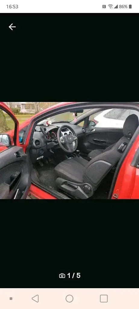 Gebraucht Opel Corsa 60 PS (44 kW) 2009 Rot Kleinwagen