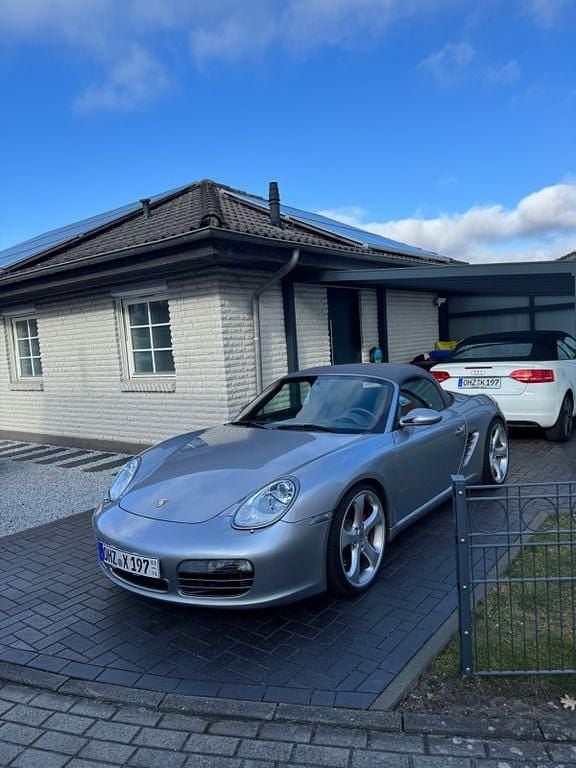 Silber Gebraucht 2008 Porsche Boxster S Cabrio | 31.000 € (Superpreis) - Bild 1/4