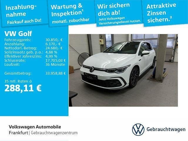 Gebraucht VW Golf VIII GTD 200 PS (147 kW) 2022 Weiß Limousine