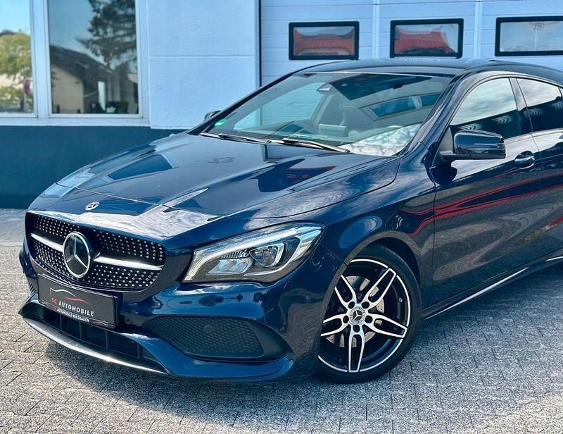 Blau Gebraucht 2017 Mercedes CLA220 Shooting Brake AMG line Kombi | 18.800 € (Etwas zu teuer) - Bild 1/4