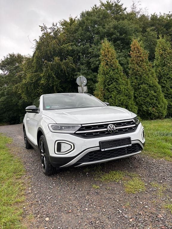 Gebraucht VW T-Roc Cabriolet Style 150 PS (110 kW) 2022 Weiß Cabrio