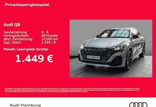 Neu Audi Q8 Ambiente 286 PS (210 kW) 2026 Silber SUV