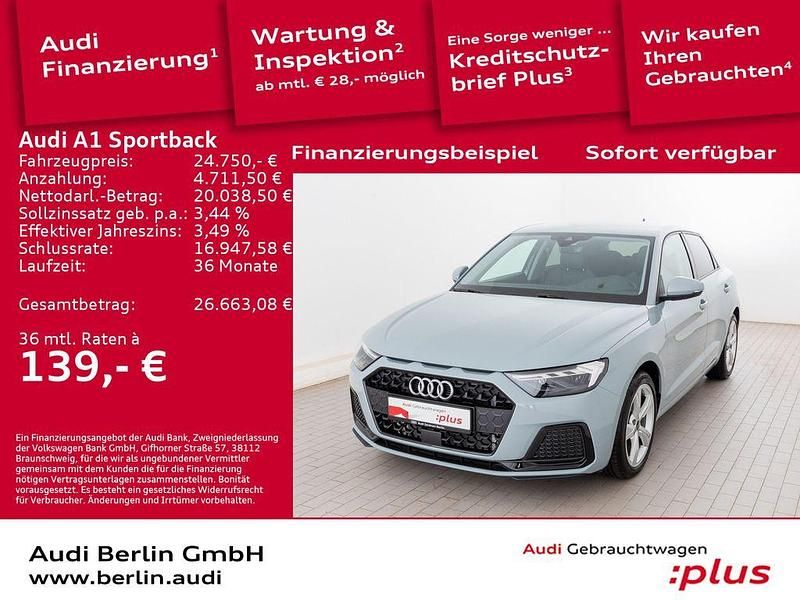 Gebraucht Audi A1 Sportback Advanced Plus 95 PS (69 kW) 2025 Grau Kleinwagen