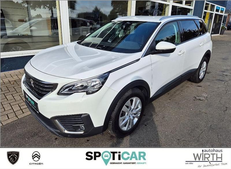 Weiß Gebraucht 2018 Peugeot 5008 Allure Van / Kleinbus | 15.890 € (Fairer Preis) - Bild 1/1