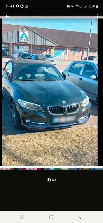 Gebraucht BMW 218 136 PS (100 kW) 2016 Schwarz Cabrio