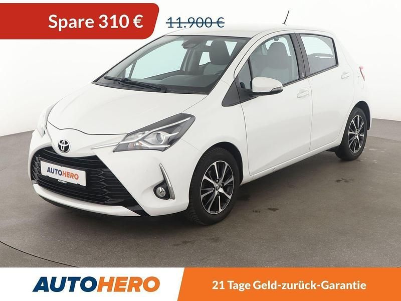 Weiß Gebraucht 2018 Toyota Yaris Team Kleinwagen | 11.590 € (Etwas zu teuer) - Bild 1/3