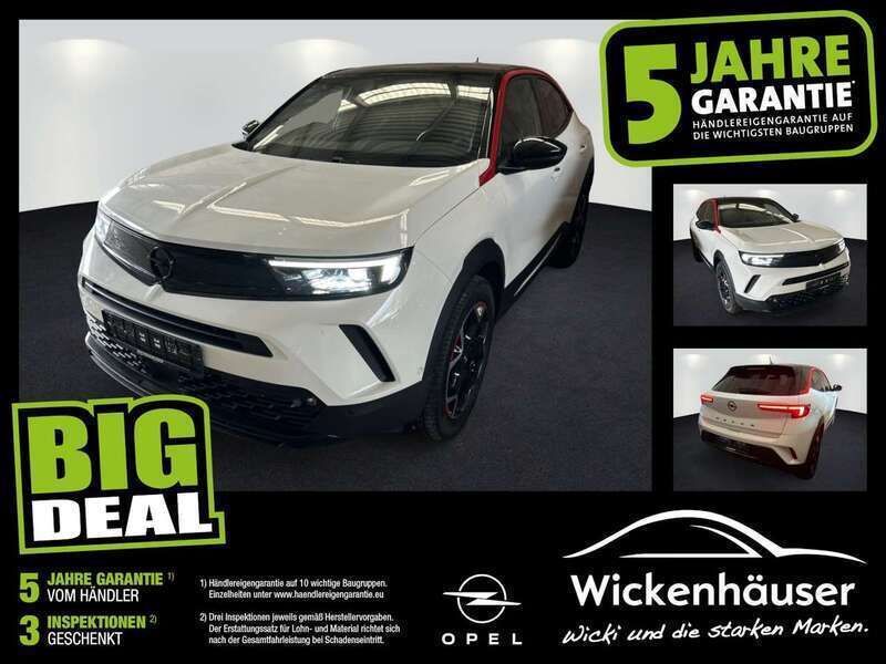 Jade weiss/arktis weiss Gebraucht 2021 Opel Mokka GS Line SUV | 17.490 € (Guter Preis) - Bild 1/4