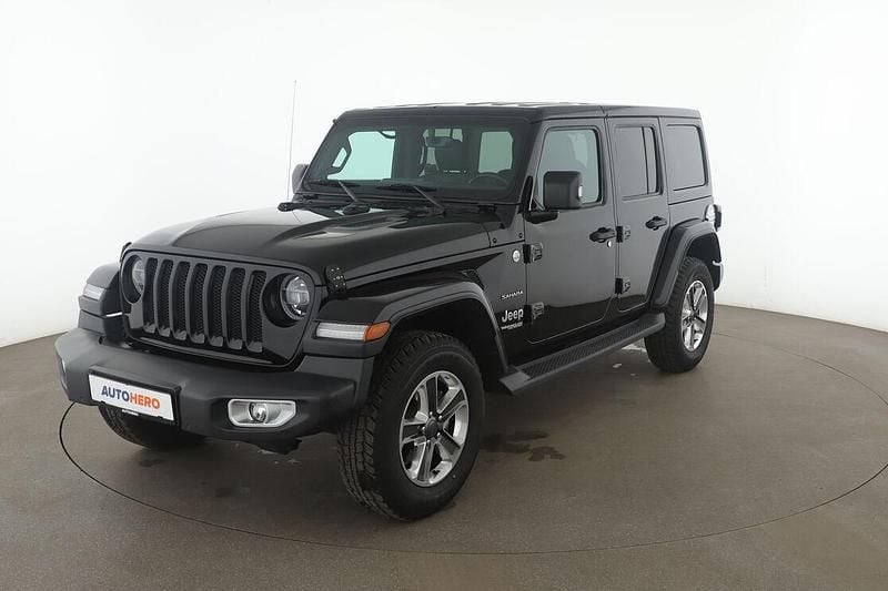 Schwarz Gebraucht 2019 Jeep Wrangler Unlimited Sahara SUV | 40.750 € (Guter Preis) - Bild 1/3