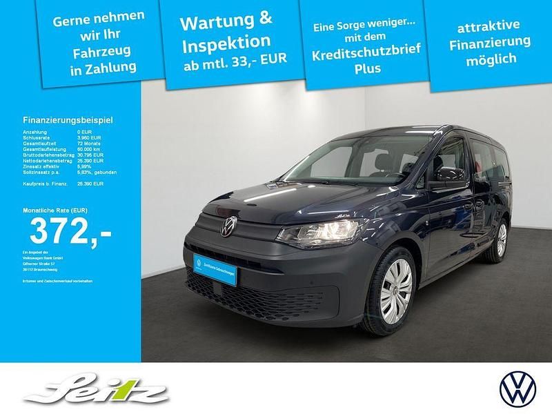 Gebraucht VW Caddy Maxi Basis 122 PS (89 kW) 2022 Blau Van / Kleinbus
