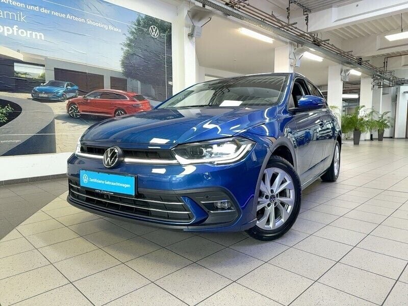 Blau Gebraucht 2022 VW Polo Style Limousine | 17.990 € (Fairer Preis) - Bild 1/4
