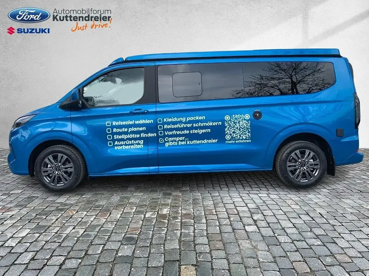 Gebraucht Ford Transit Custom Nugget 170 PS (125 kW) 2026 Digital aqua blue Limousine