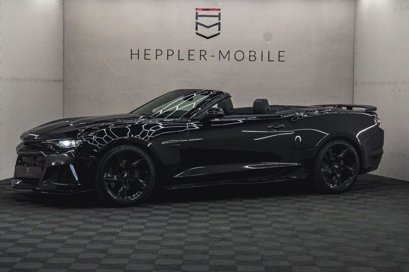 Schwarz uni glanzlack Gebraucht 2019 Chevrolet Camaro Cabrio | 39.190 € (Guter Preis) - Bild 1/4
