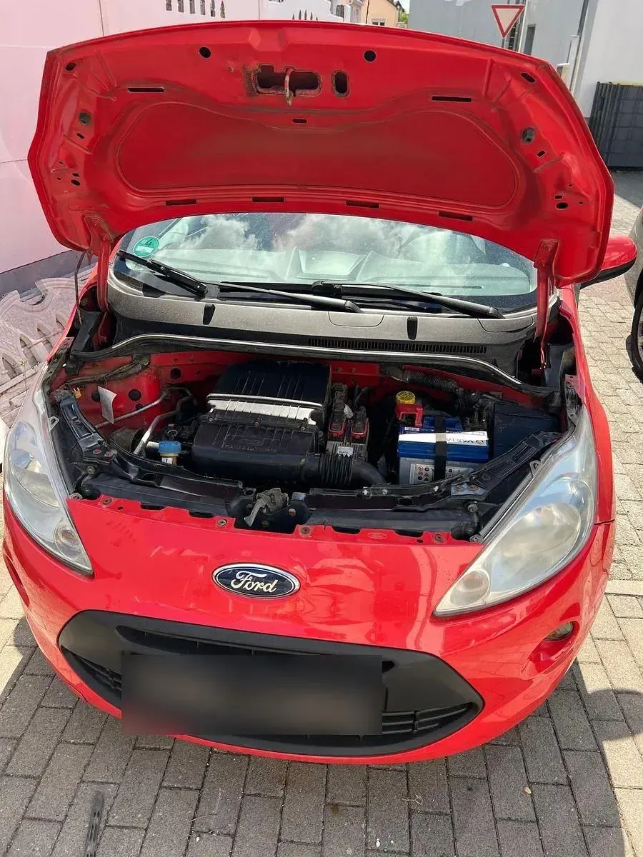 Gebraucht Ford Ka Titanium 69 PS (50 kW) 2010 Rot Kleinwagen