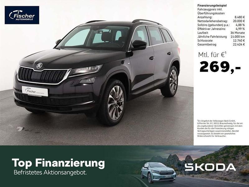 Schwarz Gebraucht 2021 Skoda Kodiaq Ambition SUV | 28.480 € (Superpreis) - Bild 1/4
