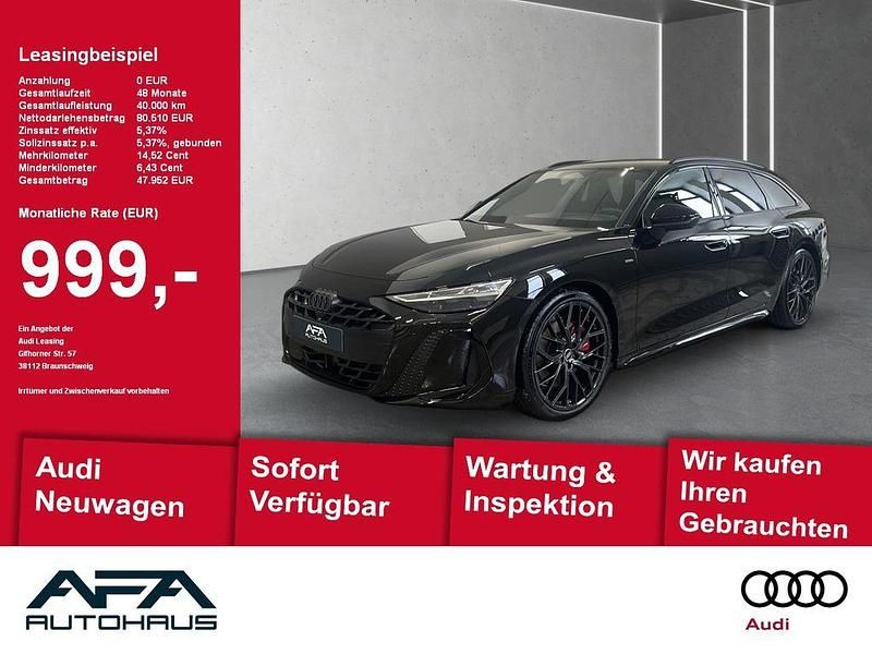 Mythosschwarz metallic Neu 2025 Audi A6 Sport Kombi | 86.999 € (Etwas zu teuer) - Bild 1/4