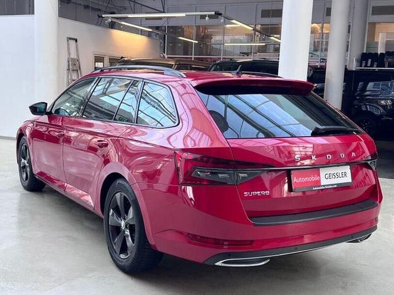 Gebraucht Skoda Superb SportLine 190 PS (139 kW) 2019 Rot Limousine
