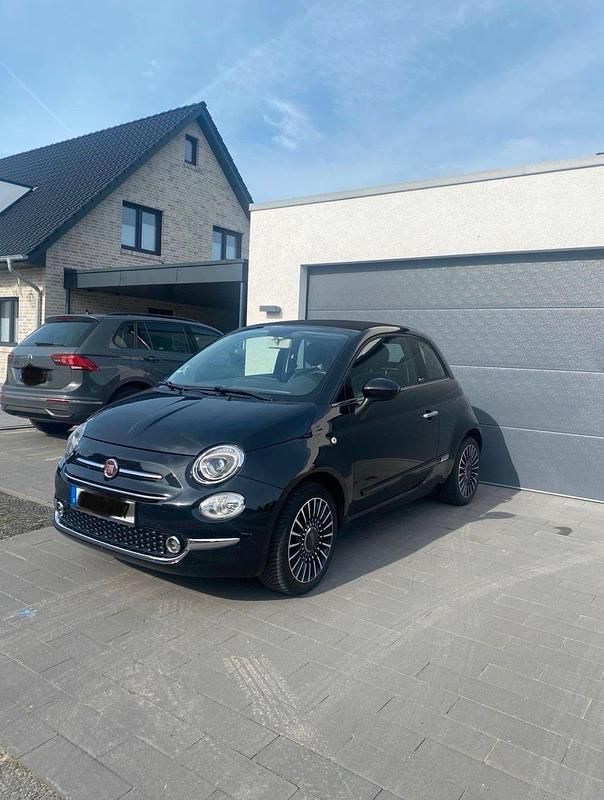 Schwarz Gebraucht 2016 Fiat 500C Lounge Cabrio | 10.499 € (Fairer Preis) - Bild 1/3