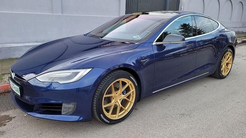Gebraucht Tesla Model S 235 kW (320 PS) 2017 Blau Kleinwagen