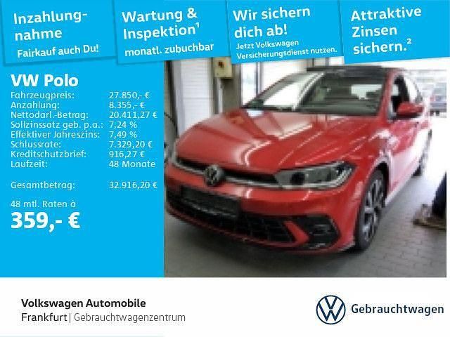 Kings red metallic Gebraucht 2023 VW Polo R-line Limousine | 27.850 € (Teuer) - Bild 1/1